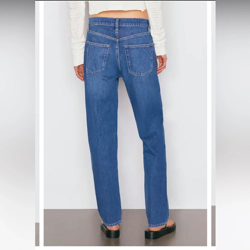 NWT FRAME Denim Le Slouch Seafarer Straight Leg Jean - Picture 3 of 12